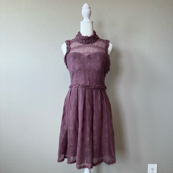 Modcloth Minuet Laced Open Back Dress - Picture 3 of 10